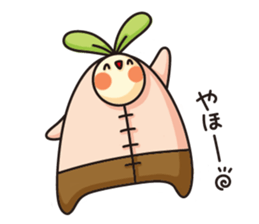 Observation journal of a rabbit leaf sticker #8215558