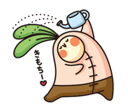 Observation journal of a rabbit leaf sticker #8215559