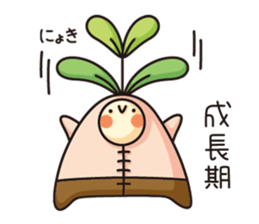 Observation journal of a rabbit leaf sticker #8215560