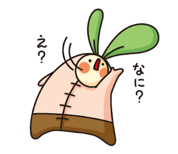 Observation journal of a rabbit leaf sticker #8215569