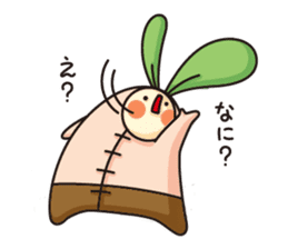Observation journal of a rabbit leaf sticker #8215569
