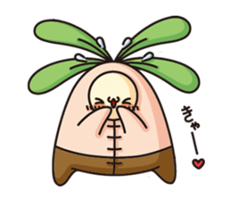 Observation journal of a rabbit leaf sticker #8215570