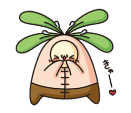 Observation journal of a rabbit leaf sticker #8215570