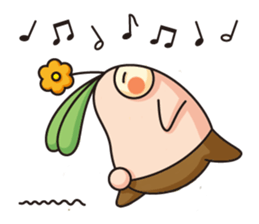 Observation journal of a rabbit leaf sticker #8215571