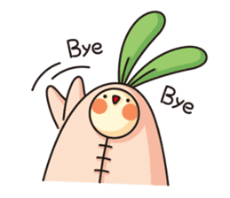 Observation journal of a rabbit leaf sticker #8215578