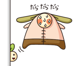 Observation journal of a rabbit leaf sticker #8215584