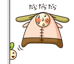 Observation journal of a rabbit leaf sticker #8215584