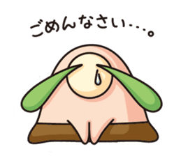 Observation journal of a rabbit leaf sticker #8215587