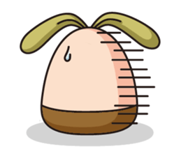 Observation journal of a rabbit leaf sticker #8215588