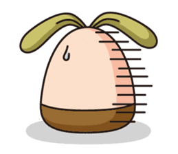 Observation journal of a rabbit leaf sticker #8215588