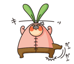 Observation journal of a rabbit leaf sticker #8215589