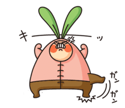 Observation journal of a rabbit leaf sticker #8215589