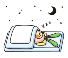 Observation journal of a rabbit leaf sticker #8215592