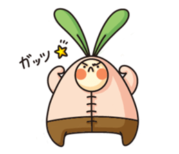 Observation journal of a rabbit leaf sticker #8215595