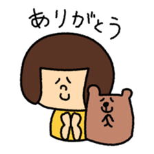 Girl's talk MARU&TANTAN sticker #8216276