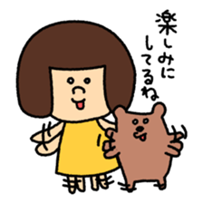 Girl's talk MARU&TANTAN sticker #8216283