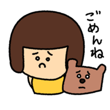 Girl's talk MARU&TANTAN sticker #8216288