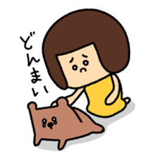 Girl's talk MARU&TANTAN sticker #8216290