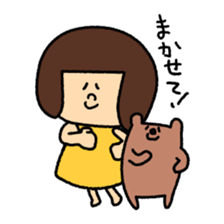 Girl's talk MARU&TANTAN sticker #8216295