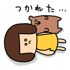 Girl's talk MARU&TANTAN sticker #8216298