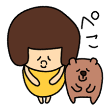 Girl's talk MARU&TANTAN sticker #8216299