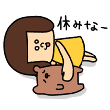 Girl's talk MARU&TANTAN sticker #8216300