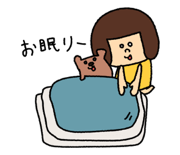 Girl's talk MARU&TANTAN sticker #8216301