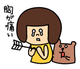 Girl's talk MARU&TANTAN sticker #8216305