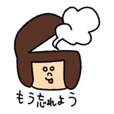 Girl's talk MARU&TANTAN sticker #8216309