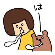 Girl's talk MARU&TANTAN sticker #8216310