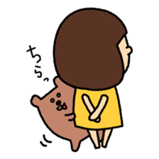 Girl's talk MARU&TANTAN sticker #8216313