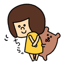 Girl's talk MARU&TANTAN sticker #8216314