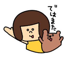 Girl's talk MARU&TANTAN sticker #8216315