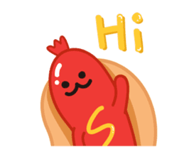 hotdog sticker #8216396