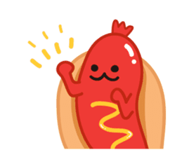 hotdog sticker #8216397