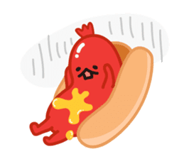 hotdog sticker #8216399