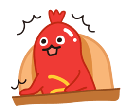 hotdog sticker #8216405