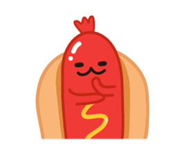 hotdog sticker #8216408