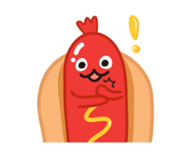 hotdog sticker #8216409