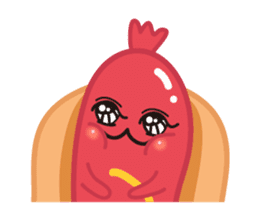 hotdog sticker #8216410