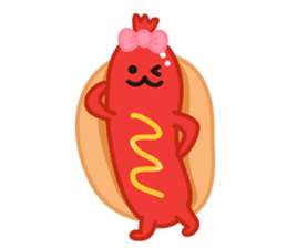 hotdog sticker #8216414