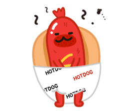 hotdog sticker #8216420
