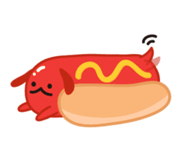 hotdog sticker #8216422