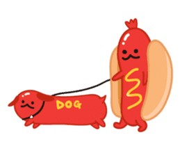 hotdog sticker #8216423
