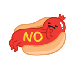 hotdog sticker #8216424