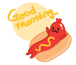 hotdog sticker #8216426