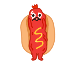 hotdog sticker #8216428