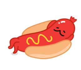 hotdog sticker #8216433