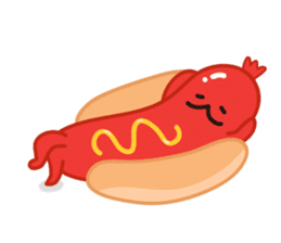 hotdog sticker #8216433