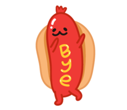 hotdog sticker #8216434